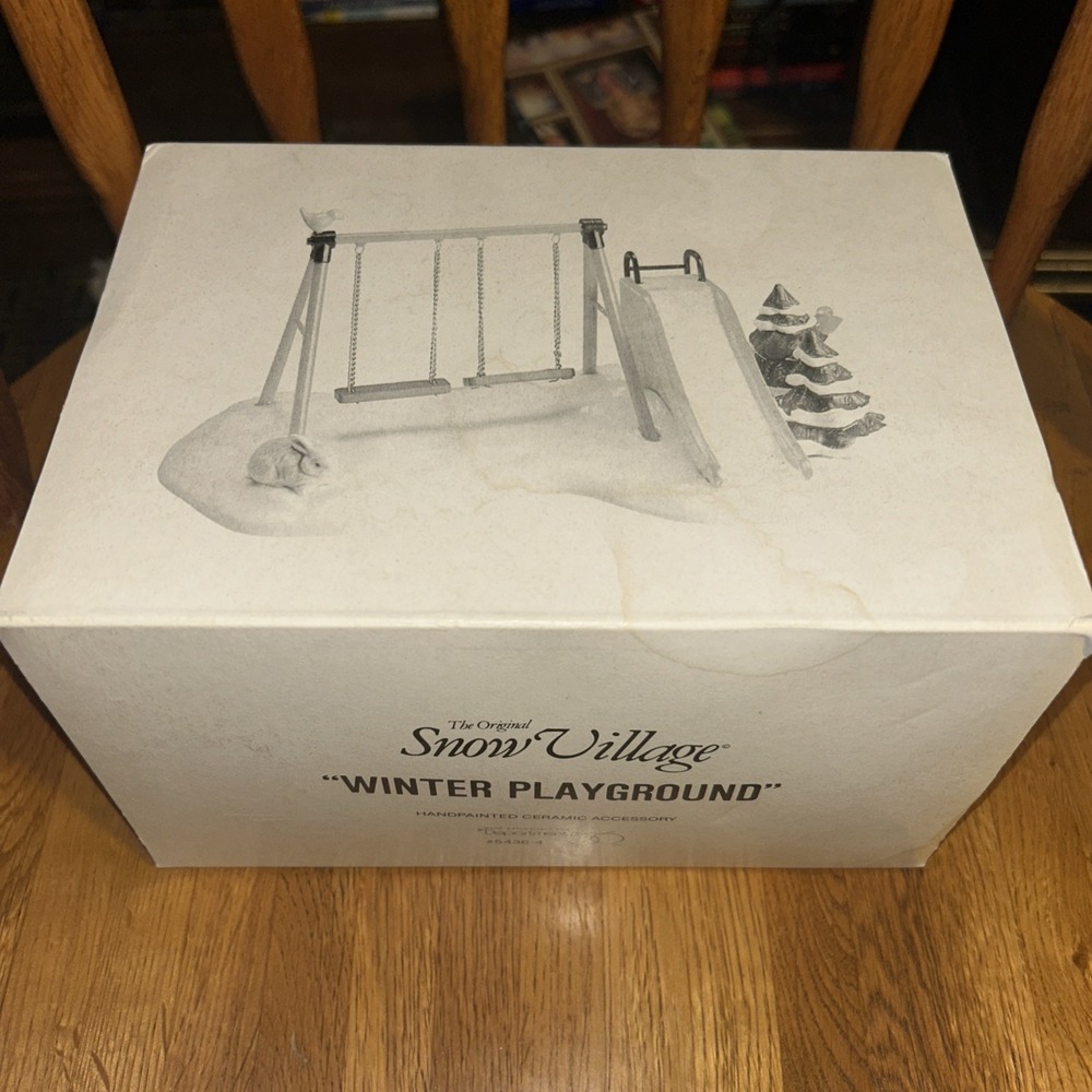 Snow Village Department 56 "Winter Playground" #5436-4 With Box